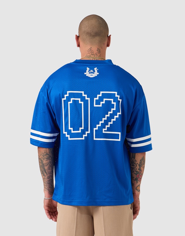 Zanerobe - Heritage Mesh Flow Tee Cobalt Blue
