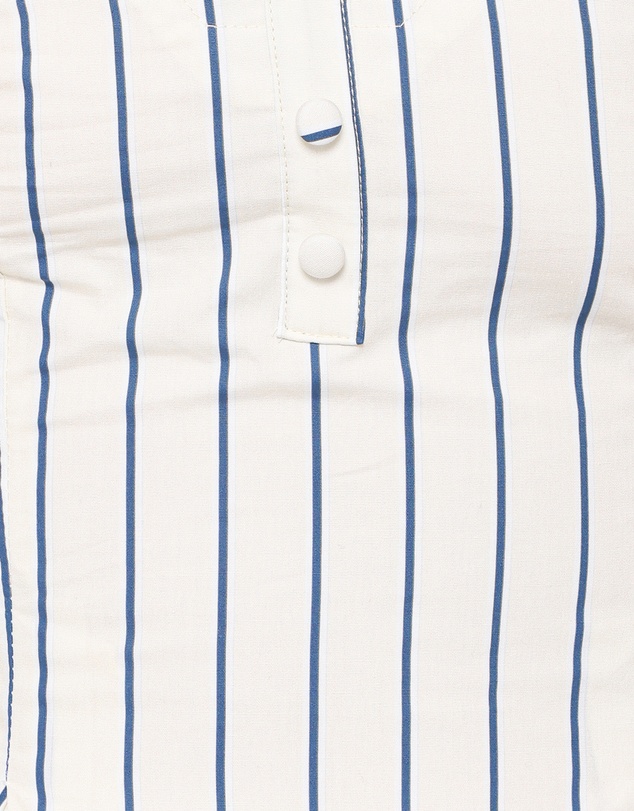 Petal & Pup - Jordin Maxi Dress - Ivory/Blue Stripe