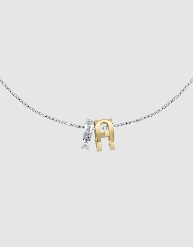 Furla - Furla Arch Essence Gold and Silver-Tone Crystal Necklace