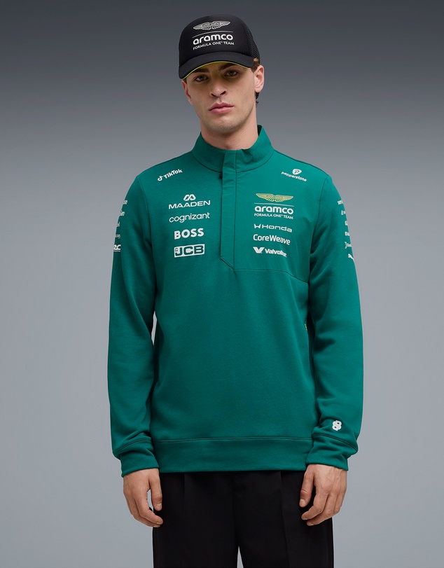 Puma - x ASTON MARTIN ARAMCO F1 TEAM Half-Zip Sweatshirt - Unisex