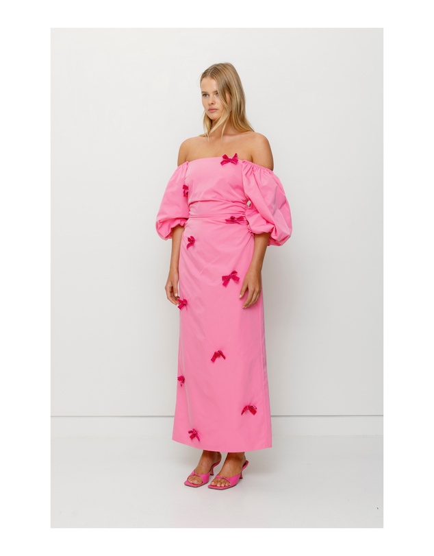 The Wolf Gang - Amar Midi Dress - Candy