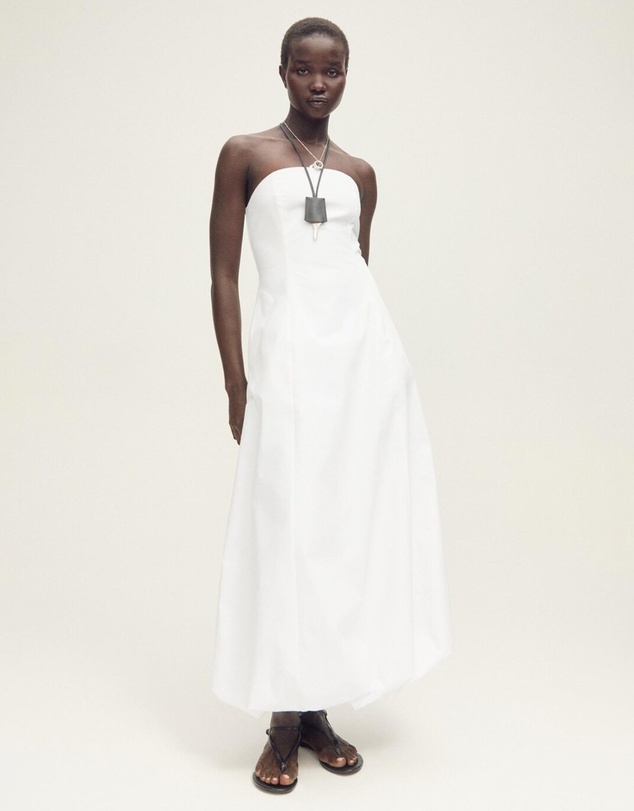 M.N.G - Rita Strapless Dress With Puffed Hem