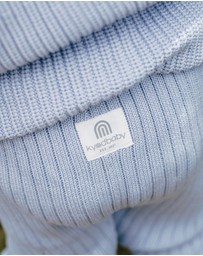 Kynd Baby - Organic Chunky Rib Knit Pant in Sky Blue