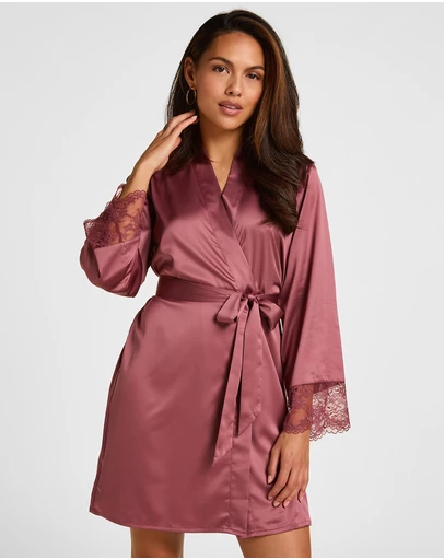 Hunkemoller - Satin Lace Naomi Kimono