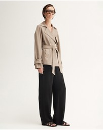 Elka Collective - Selena Cropped Trench Coat