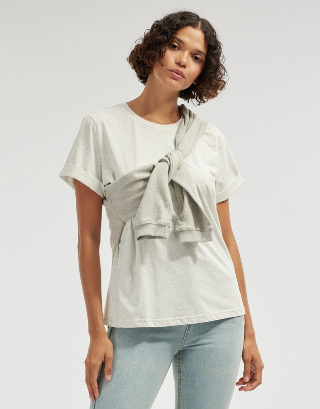 Amelius - Cruz Rolled Sleeve Tee