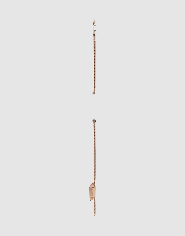 Fossil - Rose Gold-Tone Strap Bar - Ladies