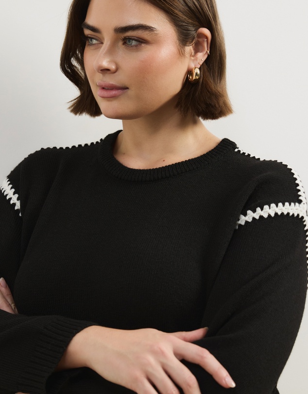 Atmos&Here Curvy - Maisie Oversized Sweater