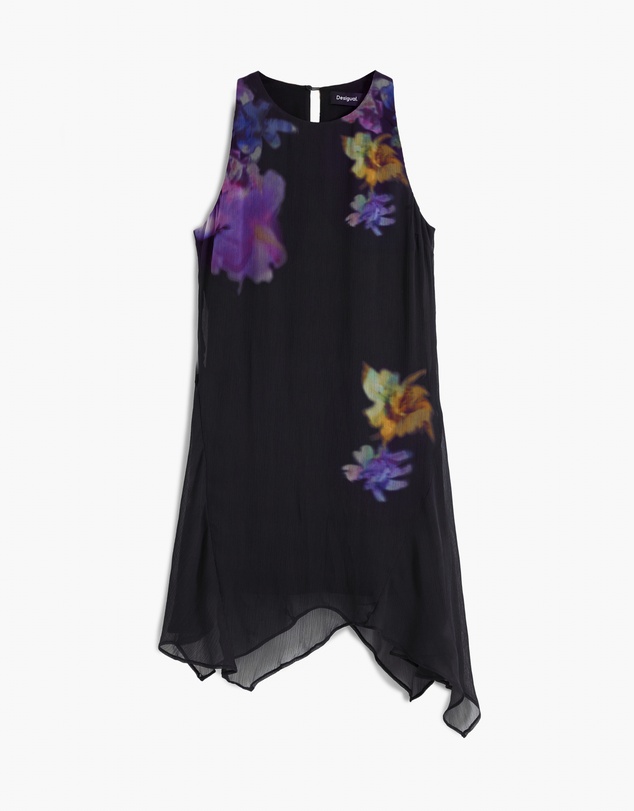 Desigual - Tulle dress tunic flowers