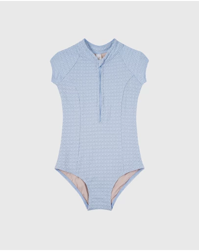 Aqua Blu Kids - Stepping Stones Cap Sleeve One Piece - Kids