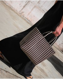 Mimmi Terra - Woven Eco Tote Tiramisu