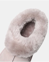 EVERAU - Australian Shepherd Ugg Homey Special Cow Suede Upper House Shoes
