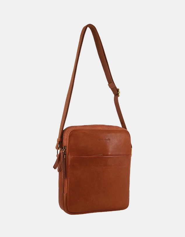 Pierre Cardin - Pierre Cardin Leather Crossbody Bag