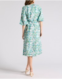 David Lawrence - Mirabeau Linen Blend Dress