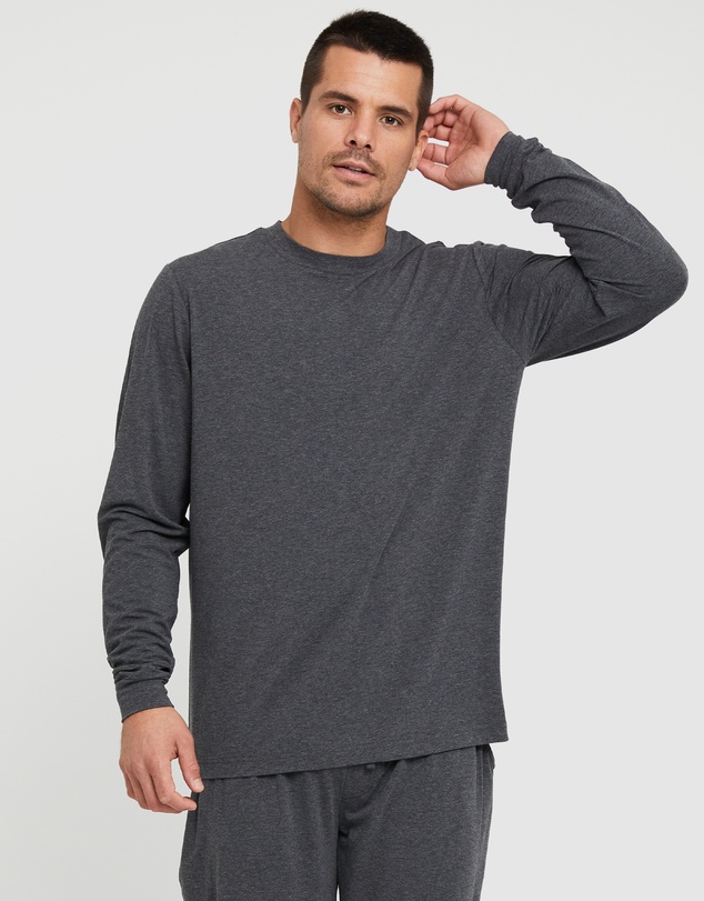 Bamboo Body - Men's Long Sleeve Crew Neck