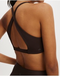Cotton On Body Active - Ultra Soft Contrast Cross Back Crop
