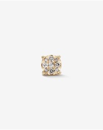 Michael Hill - Men’s Stud Earring with 0.12 Carat TW of Diamonds in 10kt Yellow Gold