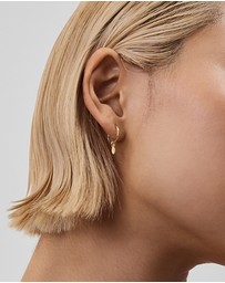 SAINT VALENTINE - Indi Mini Hoops - Gold - ICONIC EXCLUSIVE