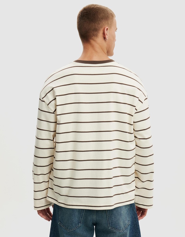 Cotton On - Cropped Fit Long Sleeve T-Shirt