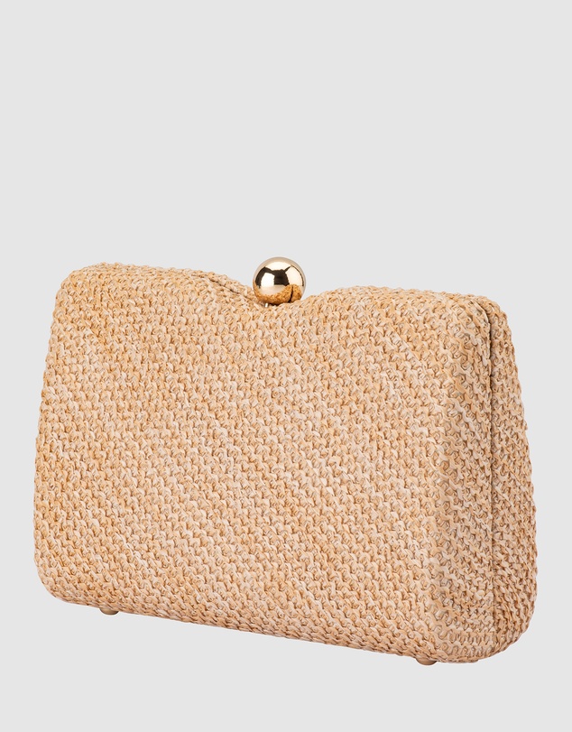 Olga Berg - Birdie Textural Handle Bag