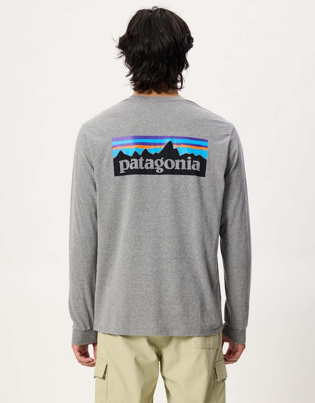 Patagonia - Long-Sleeve P-6 Logo Responsibili-Tee