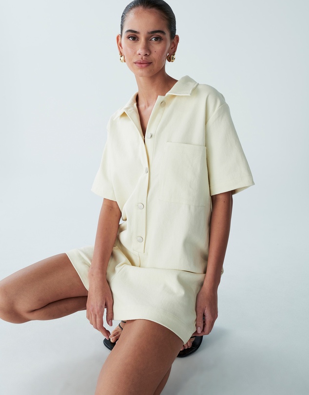 ST MRLO - Sandra Denim Playsuit