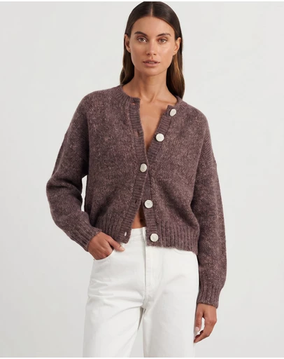 Jag - Lily Fluffy Knit Cardigan