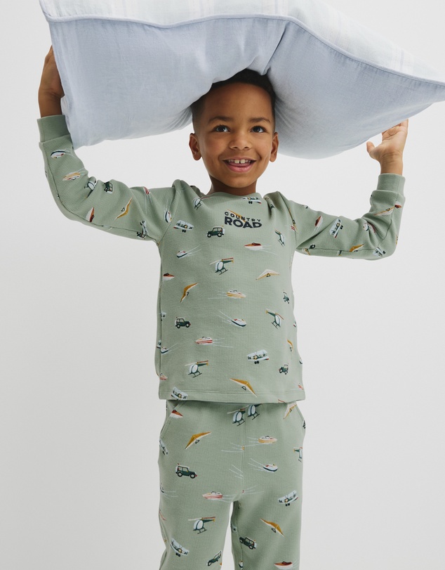 Country Road - Australian Cotton Long Sleeve Motor Sport Pyjamas