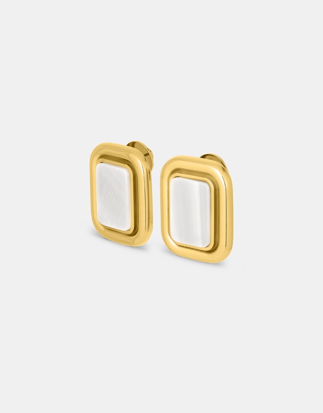 CENDRE - Leea Earrings White 18k Gold