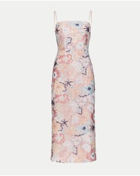 JUSTIN TONG - Jessica Beaded Midi Dress
