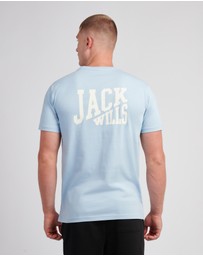 Jack Wills - Slant Stacked Graphic T-Shirt