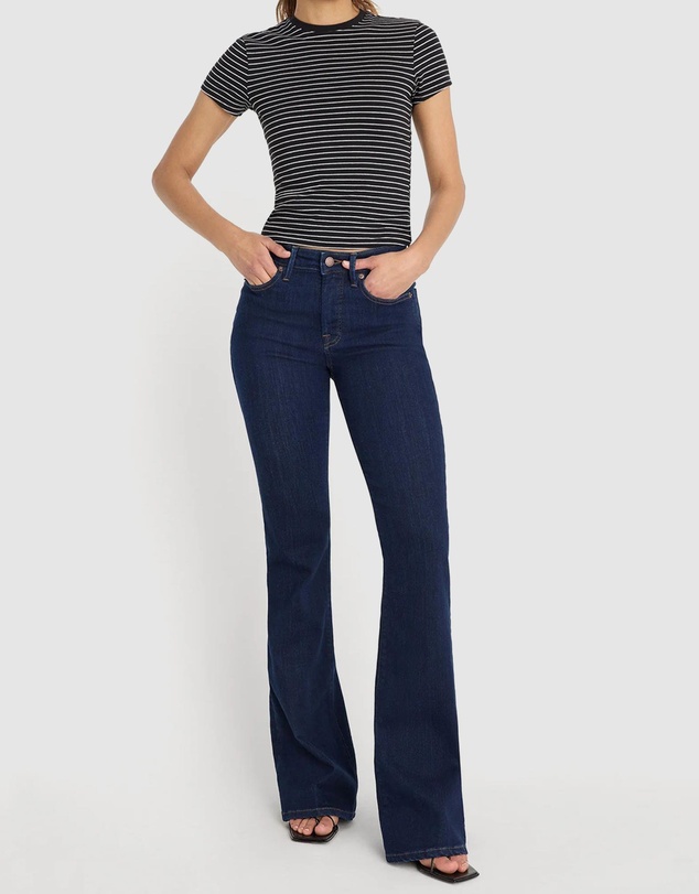 Good American - Good Legs Flare Jeans