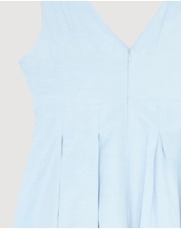 Revibe - Repaired AERE Nylah V-Neck Midi Dress - AU 12