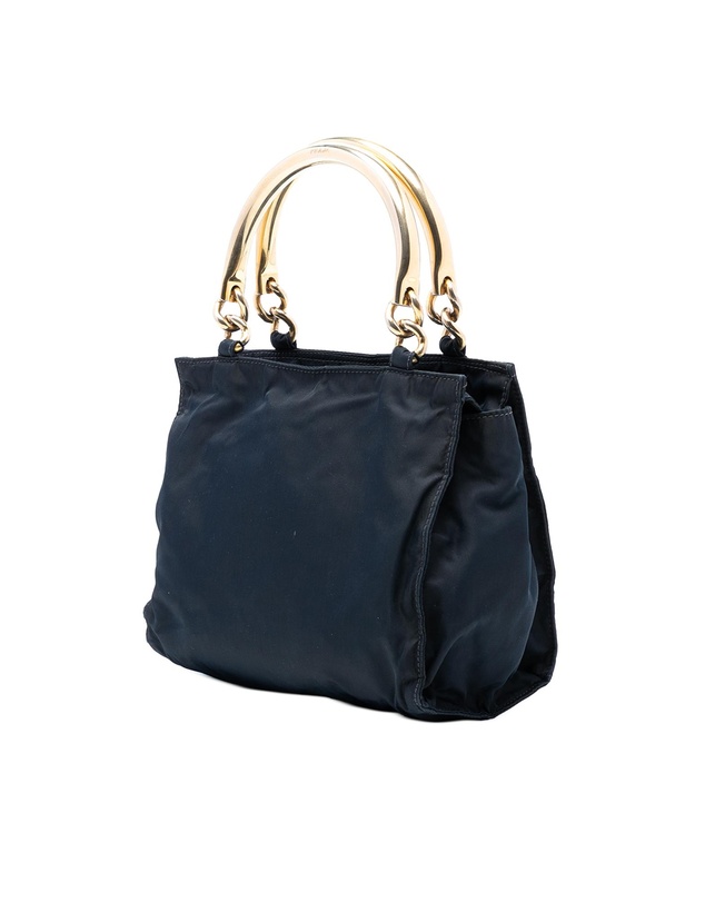 Pre-Loved by Azura Reborn - Pre-Loved Tessuto Metal Handle Bag