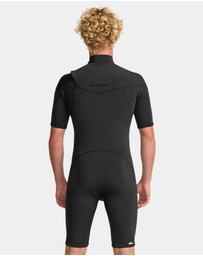 Quiksilver - Mens 2/2mm Everyday Session Chest Zip Springsuit