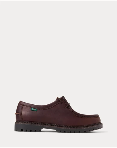 Polo Ralph Lauren - Jett Lug-Sole Leather Moc-Toe Shoes - Men's