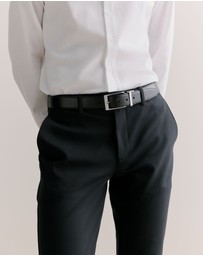 Trenery - Ballard Reversible Belt in Chocolate