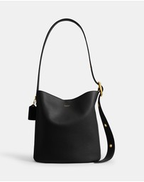 Coach - Natural Grain Leather Bowery Bucket Bag
