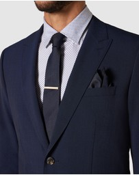 Politix - Silk Textured Two-tone Pocket Square