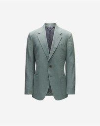 Calibre - Stretch Linen Suit Jacket Neo Green