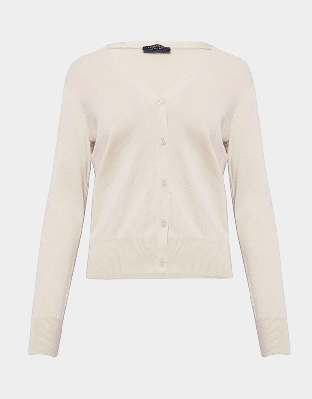 Forcast - Nicolette V-Neck Knit Cardigan