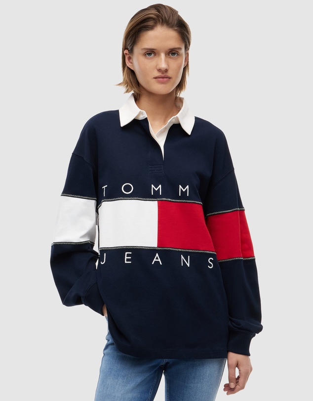 Tommy Jeans - Oversized Flag Rugby