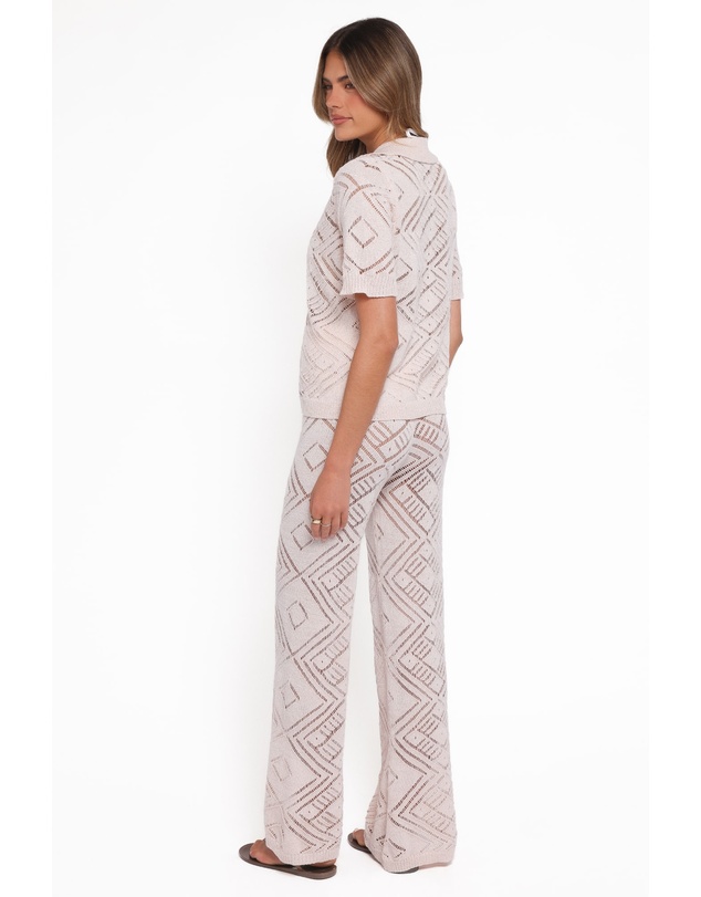 Petal & Pup - Briony Knit Pant Set - Cream