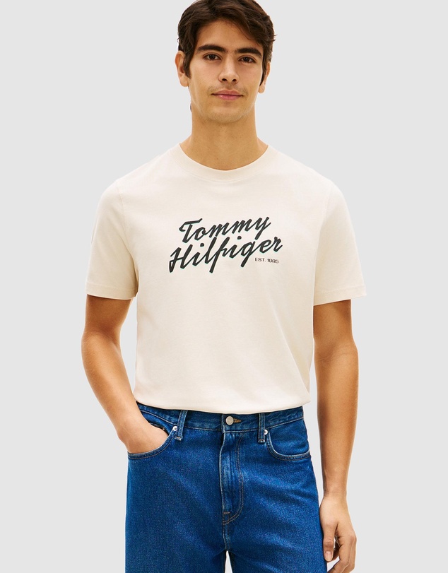 Tommy Hilfiger - Summer Text Cotton Tee