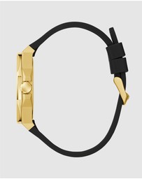 GUESS - Guess Men's Black Gold Tone 41.5mm Analogue Watch