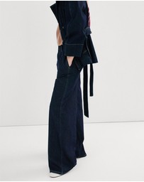 M.N.G - Wide Leg Mid-Rise Jeans
