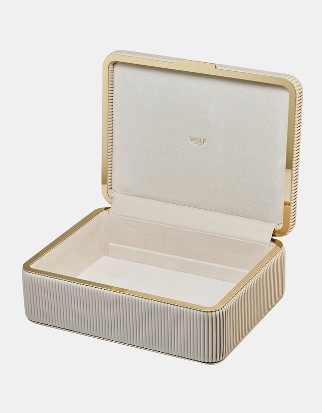 Wolf - Wolf Bella Large Jewellery Box Bone