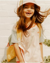Banabae - Rad Kid Organic Cotton Rib Twinset - Hibiscus