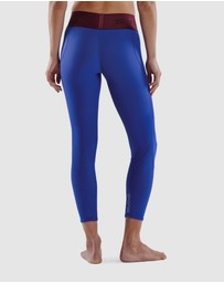 SKINS - SKINS Compression Series-3 Women's Long Tights Dazzling Blue Activewear