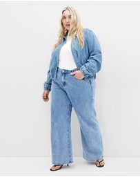 City Chic - Bria Denim Jacket - light wash